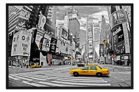 Gerahmter Kunstdruck New York - Times Square