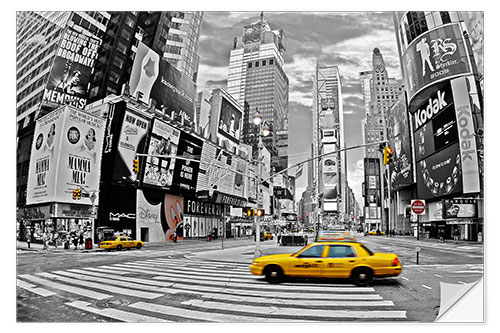 Autocolante decorativo New York - Times Square