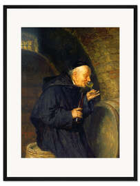 Gerahmter Kunstdruck Die Weinprobe