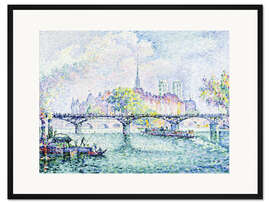 Gerahmter Kunstdruck Paris, Blick zur Île de la Cité