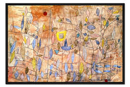 Gerahmter Kunstdruck Spärlich belaubt