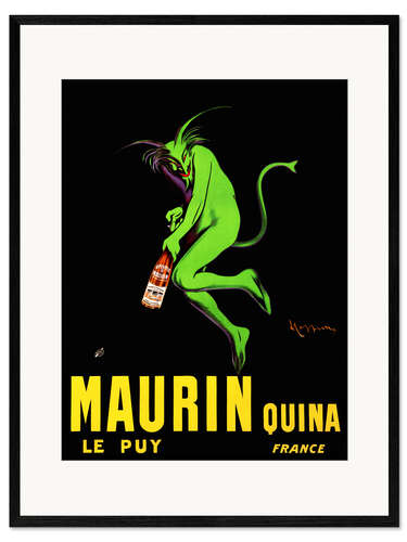 Impresión de arte enmarcada Anuncio de Maurin Quina