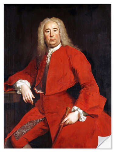 Selvklæbende plakat Georg Friedrich Händel