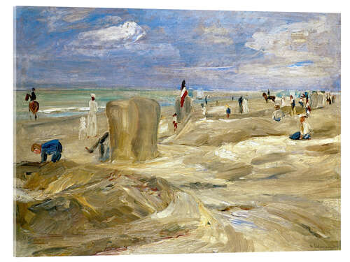 Acrylglas print Beach in Noordwijk