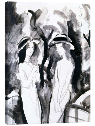 Canvas print Two Girls, 1914