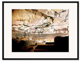 Gerahmter Kunstdruck Höhle von Lascaux I