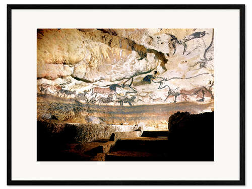Impression artistique encadrée Grotte de Lascaux I