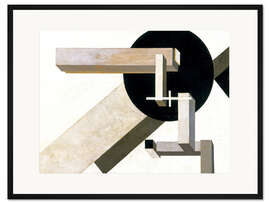 Gerahmter Kunstdruck Proun 1 D. 1919