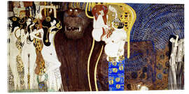 Akrylglastavla Beethoven Frieze - Gustav Klimt