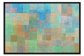 Gerahmter Kunstdruck Polyphonie - Paul Klee