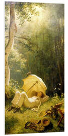 Foam board print The Painter (A Rest in the Woods)