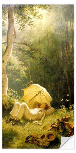 Wall sticker The Painter (A Rest in the Woods)