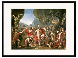 Framed art print Leonidas on the Thermopylae