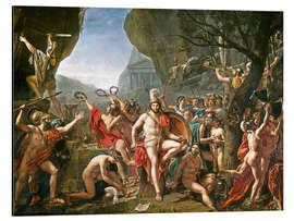 Magnettafel Leonidas an den Thermopylen