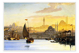 Wall print  Constantinople - Carl Neumann