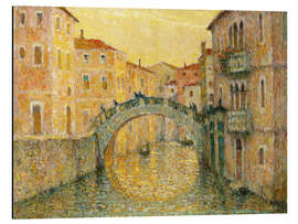 Magnettafel Morgensonne in Venedig