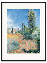 Gerahmter Kunstdruck Landschaft auf der Insel Saint-Martin