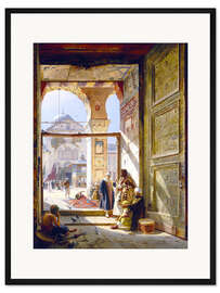 Gerahmter Kunstdruck Das Tor der großen Umayyaden-Moschee in Damaskus