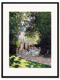 Gerahmter Kunstdruck Im Park Monceau
