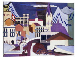 Alubild Davos – Platz am Bahnhof