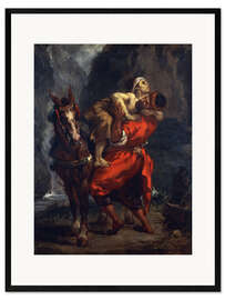 Ingelijste kunstdruk The Good Samaritan