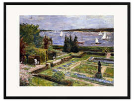 Framed art print The Arnholds' Wannsee garden
