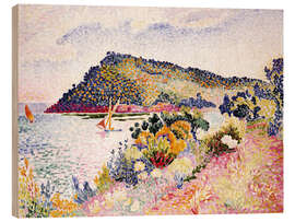 Wood print Le Cap Nègre, Baie de Pramousquier 1906