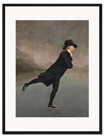 Gerahmter Kunstdruck Reverend Robert Walker beim Schlittschuhlaufen