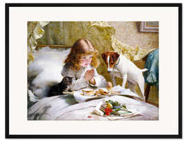 Gerahmter Kunstdruck Das Gebet 1894