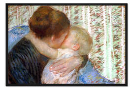 Gerahmter Kunstdruck Der Gute Nacht Kuss