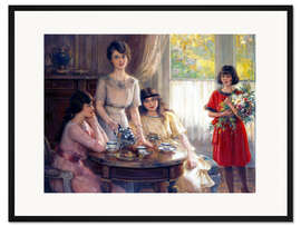 Gerahmter Kunstdruck Tea Time.