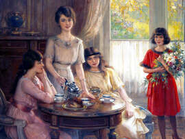 Magnettafel Tea Time.