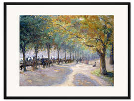 Gerahmter Kunstdruck Hyde Park, London. 1890