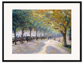 Gerahmter Kunstdruck Hyde Park, London. 1890