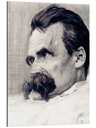 Aluminium print Friedrich Nietzsche, 1899