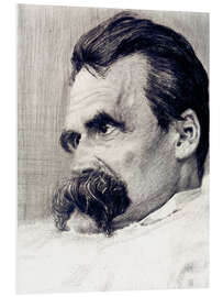 Foam board print Friedrich Nietzsche, 1899