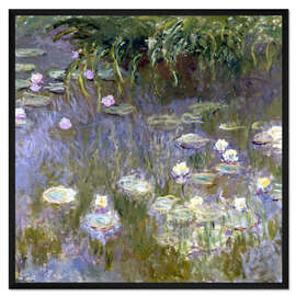 Gerahmter Kunstdruck Seerosen II