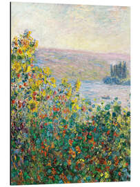 Magnettafel Blumenbeete in Vétheuil