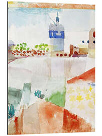 Magnettafel Hammamet mit der Moschee, 1914