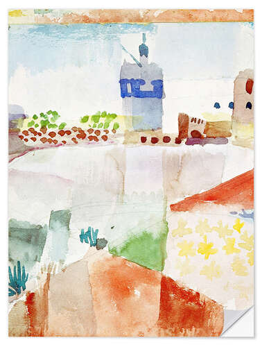 Wall sticker Hammamet with the mosque, 1914