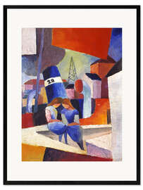 Framed art print Children at the docks, Duisburg