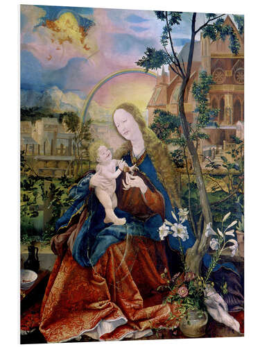 Foam board print The Stuppacher Madonna. Around 1520