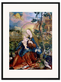 Gerahmter Kunstdruck Die Stuppacher Madonna. Um 1520