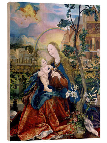 Holzbild Die Stuppacher Madonna. Um 1520