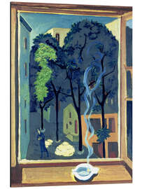 Magnettafel Hof mit Sonnenstrahlen