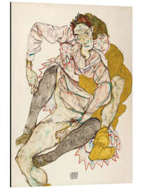 Magnettafel Sitzendes Paar