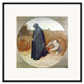 Stampa artistica con cornice The Misanthrope (The perfidy of the world)