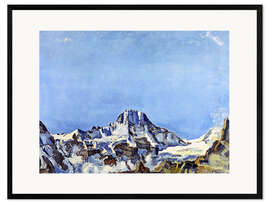Framed art print Breithorn mountain