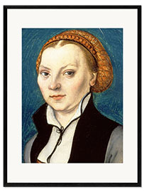 Framed art print Katharina von Bora, wife of Martin Luther