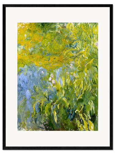 Ingelijste kunstdruk Irises I